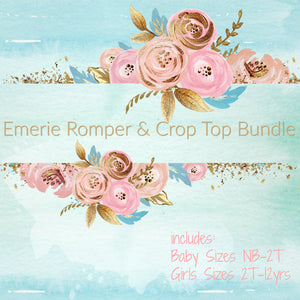 Emerie Romper and Crop Top Bundle
