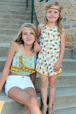 Emerie Romper and Crop Top PDF Pattern 2T-12yrs