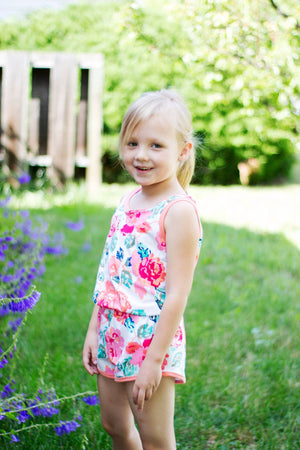 Emerie Romper and Crop Top PDF Pattern 2T-12yrs