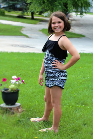 Emerie Romper and Crop Top PDF Pattern 2T-12yrs