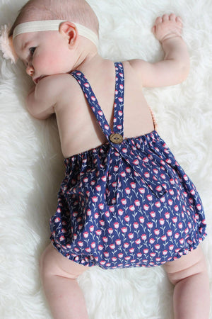 Gemstone Romper PDF Pattern Baby NB-2T