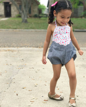 Gemstone Romper PDF Pattern Baby NB-2T