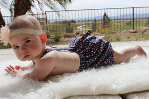 Gemstone Romper PDF Pattern Baby NB-2T