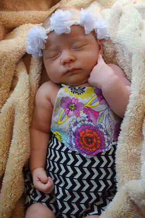 Gemstone Romper PDF Pattern Baby NB-2T