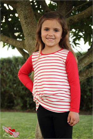 Harbor Knot PDF Pattern Girls 2T-14yrs