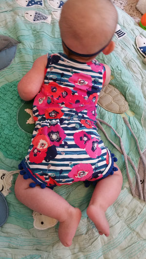 Baby Emerie Romper and Crop Top PDF Pattern NB-2T