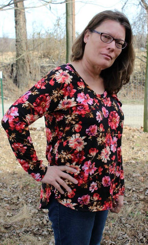 Cloud 9 Tee PDF Pattern Women XS-XXXL