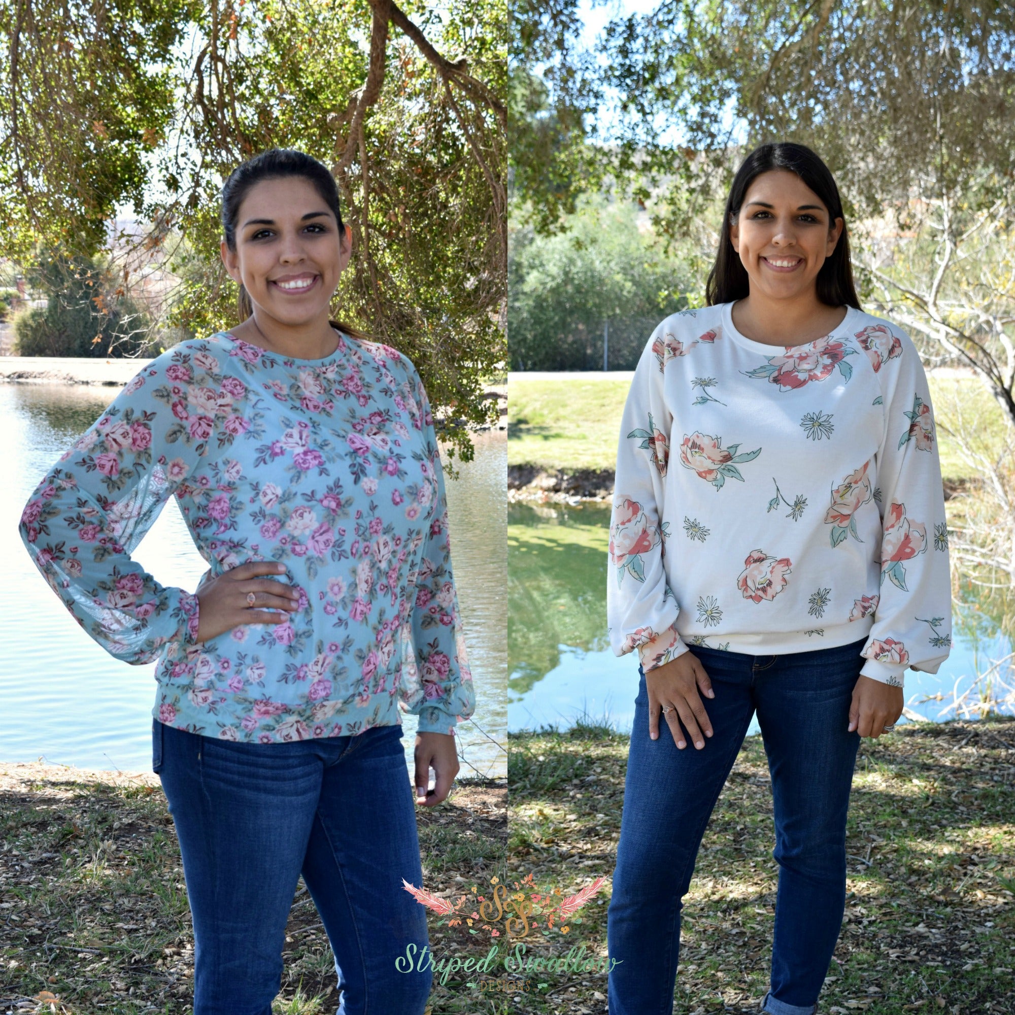 Papermoon larie shop crew neck blouse
