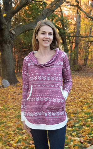 Driftwood Hoodie PDF Pattern Women XS-XXXL