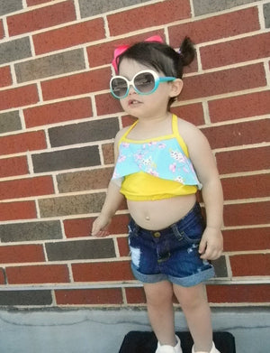 Baby Emerie Romper and Crop Top PDF Pattern NB-2T