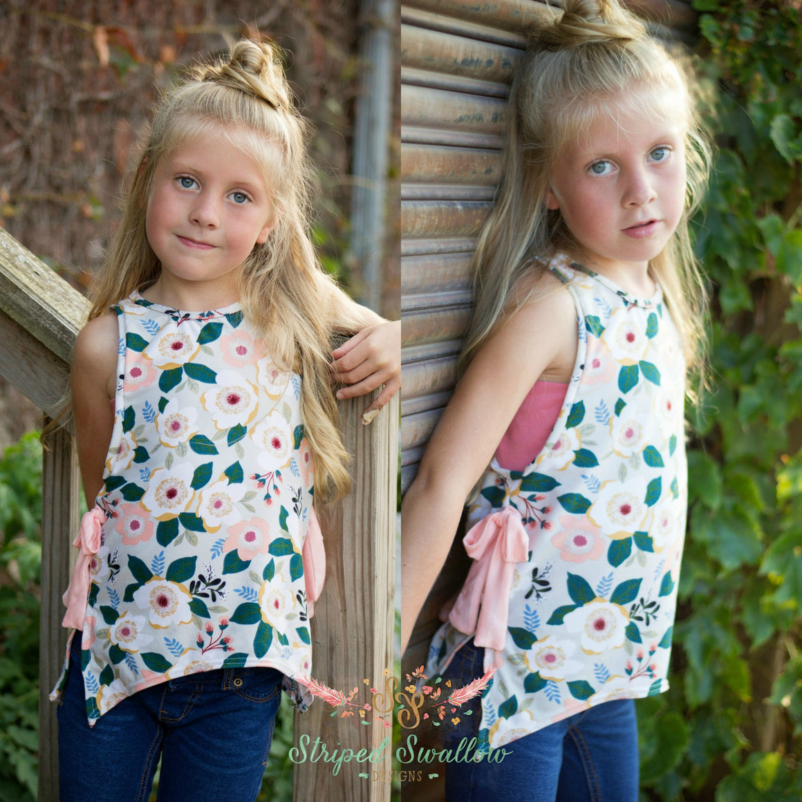 Moon Dance Tank PDF Pattern Girls NB-14yrs