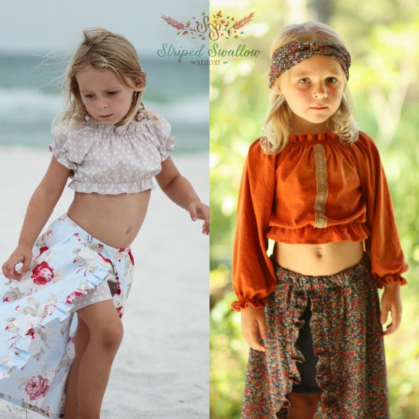 Gypsy Top PDF Pattern 6M-14yrs