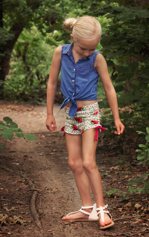 Run in the Sun Shorts PDF Pattern Girls 2T-14yrs