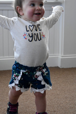 Coachella Shorts PDF Pattern 6m-14yrs