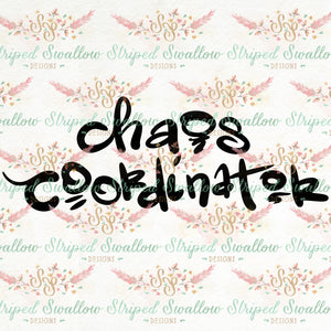 Chaos Coordinator Digital Cut File