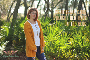 Nightingale Cardigan and Hi-Low Crop PDF Pattern Women XS-XXXL