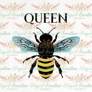 Queen Bee Layered Digital Cut File