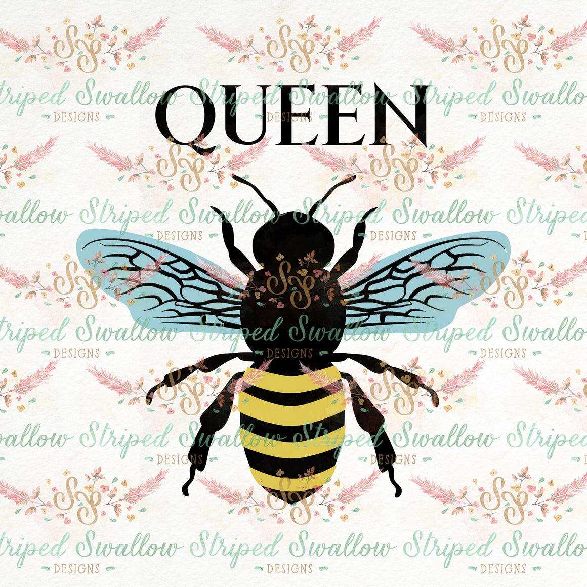Queen Bee Layered Digital Cut File