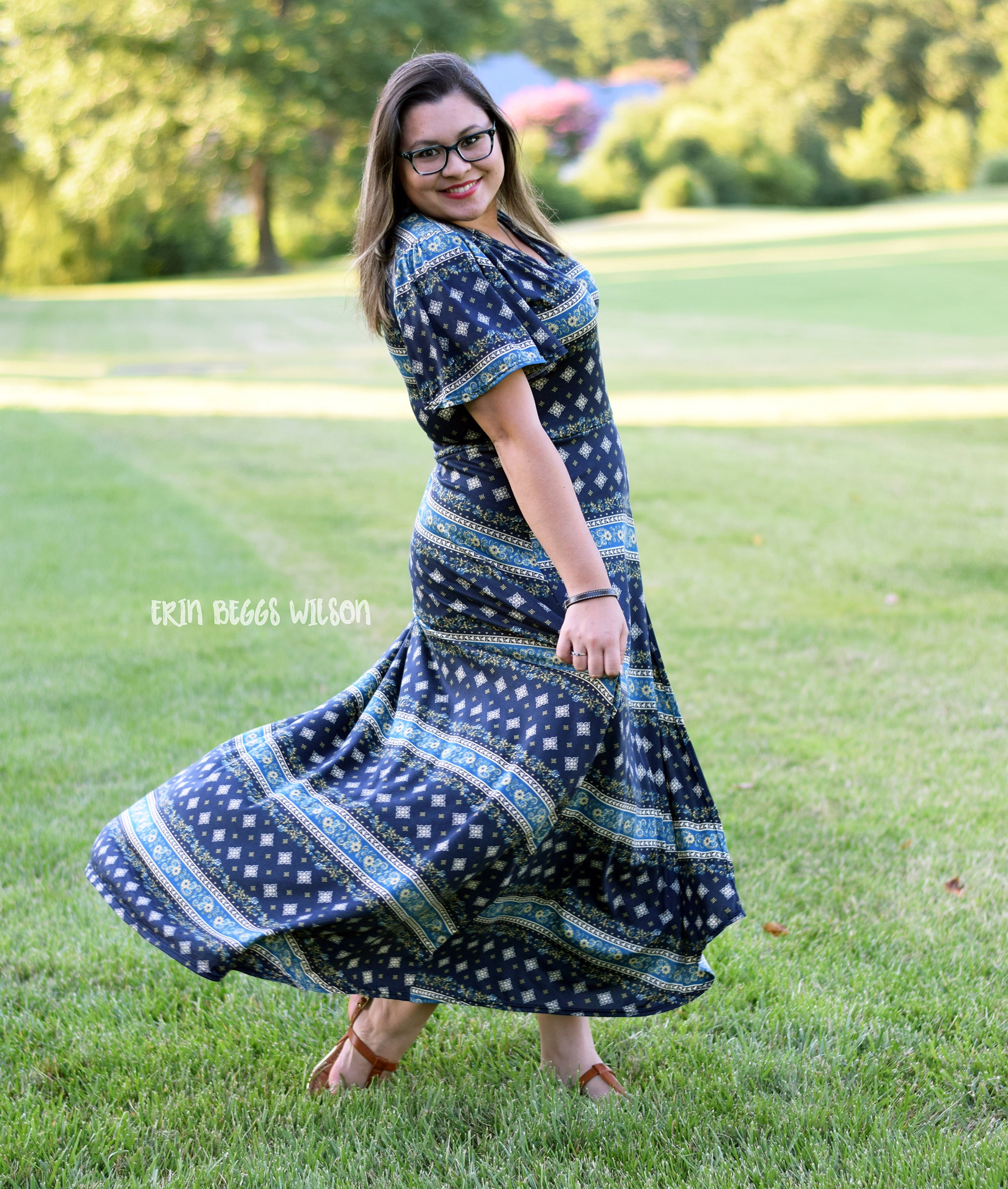 Summer Dawn Wrap Dress PDF Pattern Women XS-XXXL - Striped Swallow Designs Summer Dawn Wrap Dress PDF Pattern Women XS-XXXL - Striped Swallow Designs