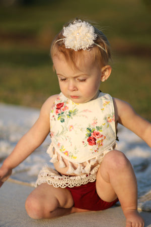 Canyon Bib and Bloomers PDF Pattern Baby NB-2T