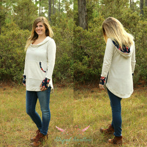 Driftwood Hoodie PDF Pattern Women XS-XXXL