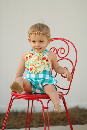 Gemstone Romper PDF Pattern Baby NB-2T
